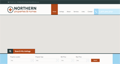 Desktop Screenshot of northernpropertiesandhomes.com